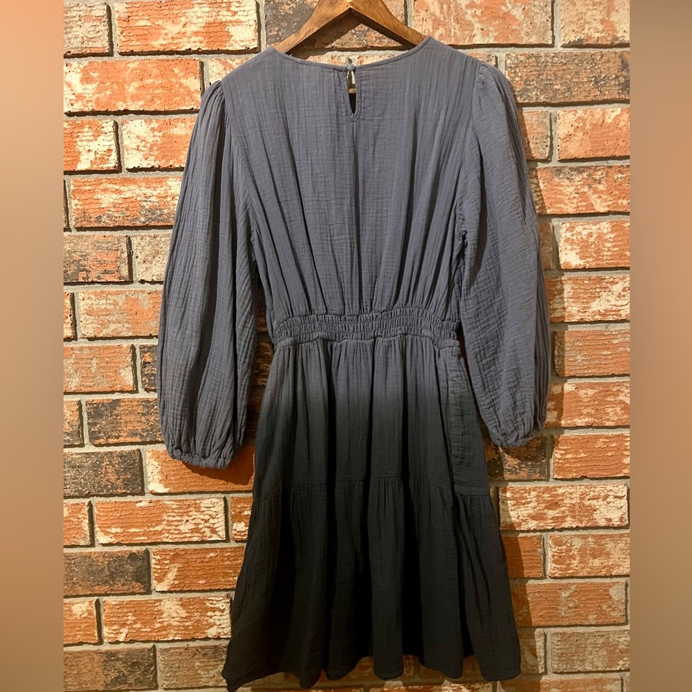 Universal Thread Gauze Cotton Ombré Prairie Cottagecore Peasant Dress Size S - Picture 3 of 9